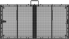Transparent screen for waterproof-rental
