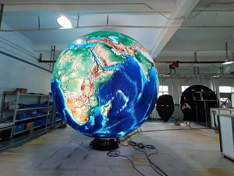 Indoor High Definition Full color LED Spherical screen