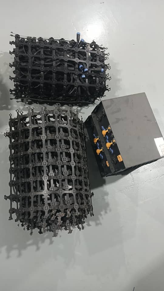 Ultra-Light P50 Transparent Mesh LED Panels with 8000 Nits Brightness for High-Visibility Window Displays