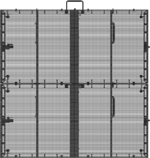 Transparent screen for waterproof-rental