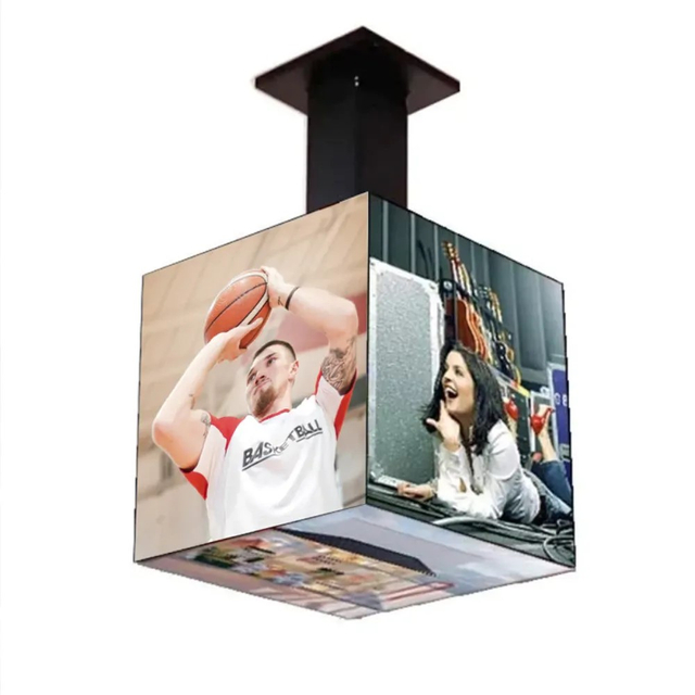 High Definition Clear Full Color Cube Screen