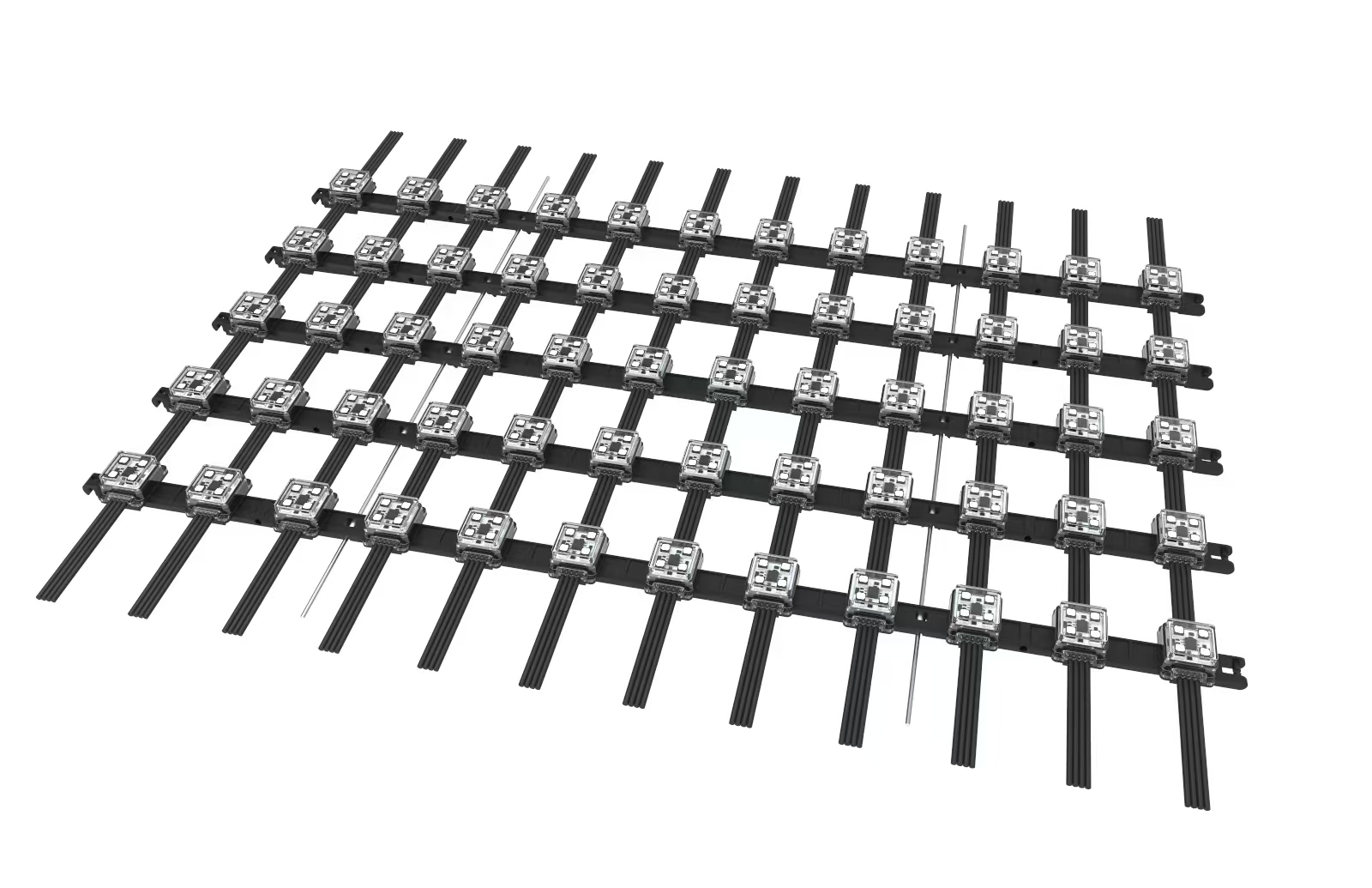 Ultra-Light P50 Transparent Mesh LED Panels with 8000 Nits Brightness for High-Visibility Window Displays